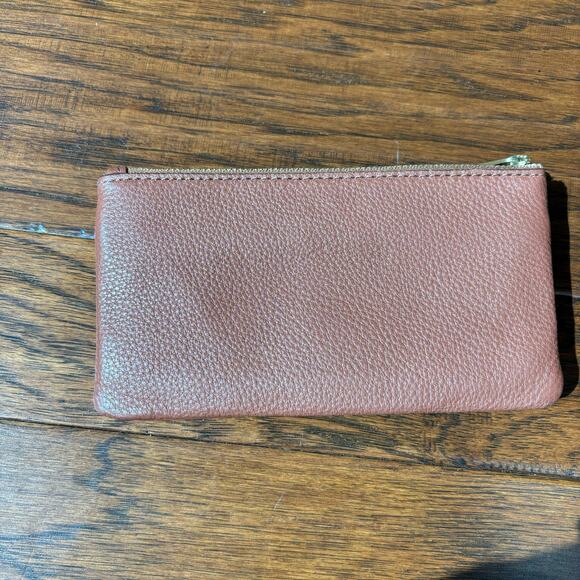 Fossil Brown Leather Wallet Minimalist Contemporary - Picture 4 of 8